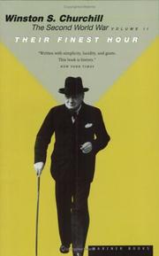 Cover of Their finest hour by Winston S. Churchill