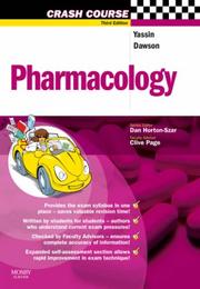 Front cover of Pharmacology (Crash Course - UK) by Gada Yassin