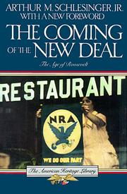 Cover of The coming of the New Deal by Arthur M. Schlesinger, Jr.