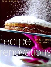 Cover of Recipe Renovations by Jane Barnes