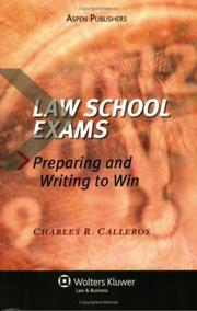 Cover of How to Take Law School Exams by Charles R. Calleros