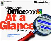 Cover of Office 2000 At A Glance Library by Joyce