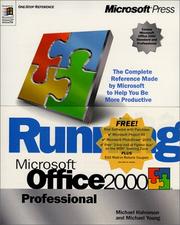 Front cover of Running Microsoft Office 2000 by Michael Halvorson