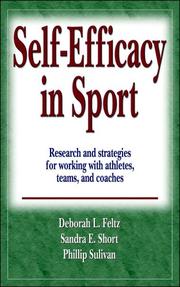 Front cover of Self-efficacy in sport by Deborah L Feltz