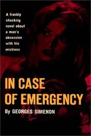 Cover of En cas de malheur by Georges Simenon