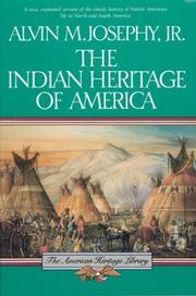 Front cover of The Indian heritage of America by Alvin M. Josephy