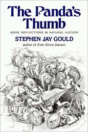 Front cover of The Panda's Thumb by Stephen Jay Gould