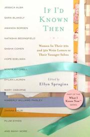 Front cover of If I'd Known Then by Ellyn Spragins