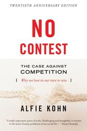 Cover of No contest by Alfie Kohn