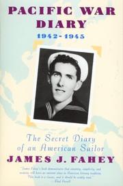 Front cover of Pacific war diary, 1942-1945 by James J. Fahey
