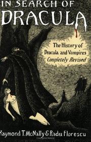 Cover of In search of Dracula by Raymond T. McNally