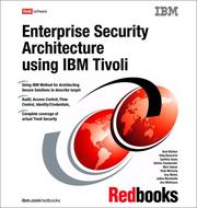 Front cover of Enterprise Security Architecture Using IBM Tivoli Security Solutions by IBM Redbooks
