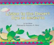 Front cover of Listen to the desert = by Pat Mora