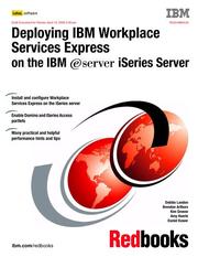 Front cover of Deploying IBM Workplace Services Express on the IBM Iseries Server by IBM Redbooks