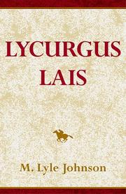 Cover of Lycurgus Lais by M. Johnson