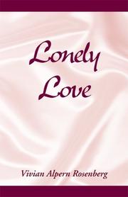 Front cover of Lonely Love by Vivian Alpern Rosenberg