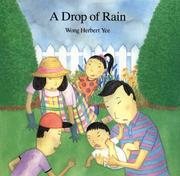 Front cover of A drop of rain by Wong Herbert Yee