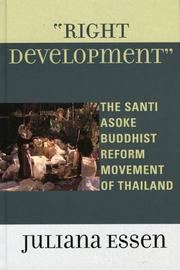 Cover of Right Development by Juliana Essen