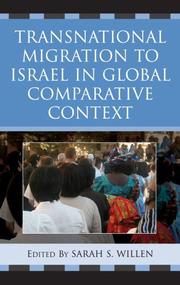 Front cover of Transnational Migration to Israel in Global Comparative Context by Sarah S. Willen