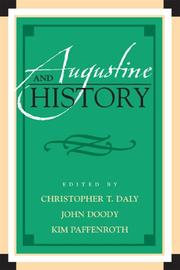 Cover of Augustine and History by Daly Christopher