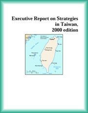 Front cover of Executive Report on Strategies in Taiwan, 2000 edition (Strategic Planning Series) by Taiwan Research Group
