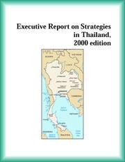 Front cover of Executive Report on Strategies in Thailand, 2000 edition (Strategic Planning Series) by Thailand Research Group