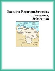 Front cover of Executive Report on Strategies in Venezuela, 2000 edition (Strategic Planning Series) by Venezuela Research Group