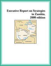 Front cover of Executive Report on Strategies in Zambia, 2000 edition (Strategic Planning Series) by The Zambia Research Group