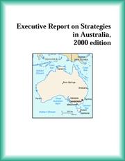 Front cover of Executive Report on Strategies in Australia, 2000 edition (Strategic Planning Series) by Australia Research Group