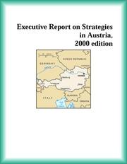 Front cover of Executive Report on Strategies in Austria, 2000 edition (Strategic Planning Series) by The Austria Research Group