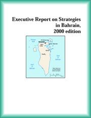 Front cover of Executive Report on Strategies in Bahrain, 2000 edition (Strategic Planning Series) by The Bahrain Research Group
