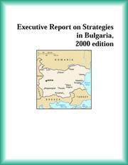 Front cover of Executive Report on Strategies in Bulgaria, 2000 edition (Strategic Planning Series) by Bulgaria Research Group