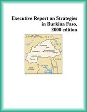 Front cover of Executive Report on Strategies in Burkina Faso, 2000 edition (Strategic Planning Series) by The Burkina Faso Research Group