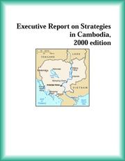 Front cover of Executive Report on Strategies in Cambodia, 2000 edition (Strategic Planning Series) by The Cambodia Research Group