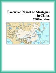 Front cover of Executive Report on Strategies in China, 2000 edition (Strategic Planning Series) by China Research Group