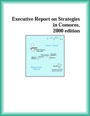 Front cover of Executive Report on Strategies in Comoros, 2000 edition (Strategic Planning Series) by The Comoros Research Group