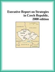 Front cover of Executive Report on Strategies in Czech Republic, 2000 edition (Strategic Planning Series) by Czech Republic Research Group
