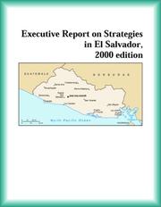 Front cover of Executive Report on Strategies in El Salvador, 2000 edition (Strategic Planning Series) by El Salvador Research Group