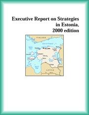 Front cover of Executive Report on Strategies in Estonia, 2000 edition (Strategic Planning Series) by The Estonia Research Group