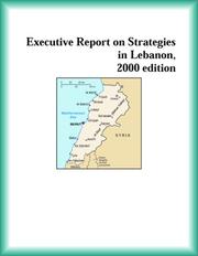 Front cover of Executive Report on Strategies in Lebanon, 2000 edition (Strategic Planning Series) by The Lebanon Research Group