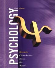 Front cover of Psychology by Douglas A. Bernstein