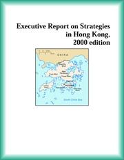 Front cover of Executive Report on Strategies in Hong Kong, 2000 edition (Strategic Planning Series) by Hong Kong Research Group