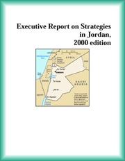 Front cover of Executive Report on Strategies in Jordan, 2000 edition (Strategic Planning Series) by The Jordan Research Group