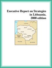 Front cover of Executive Report on Strategies in Lithuania, 2000 edition (Strategic Planning Series) by The Lithuania Research Group