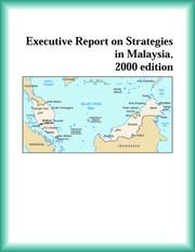 Front cover of Executive Report on Strategies in Malaysia, 2000 edition (Strategic Planning Series) by Malaysia Research Group
