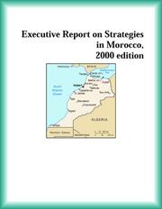 Front cover of Executive Report on Strategies in Morocco, 2000 edition (Strategic Planning Series) by Morocco Research Group