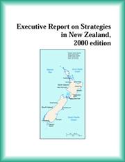 Front cover of Executive Report on Strategies in New Zealand, 2000 edition (Strategic Planning Series) by The New Zealand Research Group