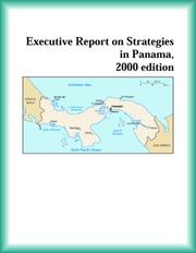 Front cover of Executive Report on Strategies in Panama, 2000 edition (Strategic Planning Series) by The Panama Research Group