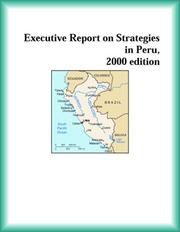Front cover of Executive Report on Strategies in Peru, 2000 edition (Strategic Planning Series) by Peru Research Group