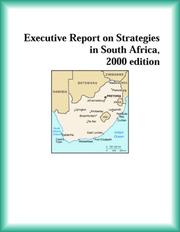 Front cover of Executive Report on Strategies in South Africa, 2000 edition (Strategic Planning Series) by South Africa Research Group